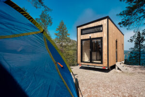 TD Living-Sunrise 73 Mobile als Ausbauhaus (außen komplett fertig, innen zum Selbstausbau)